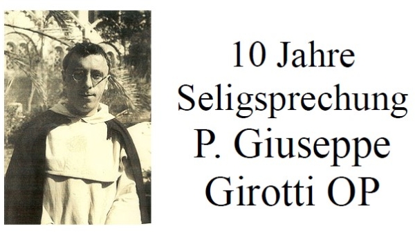 10 Jahre Seligsprechung P. Giuseppe Girotti